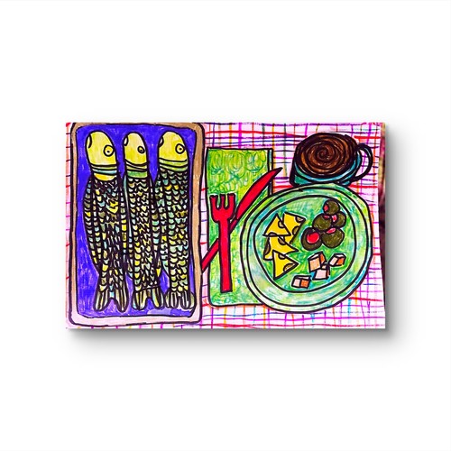 Piatto snack sardine