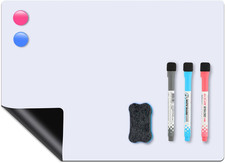 Lavagna Magnetica Frigo A4 – Lavagnetta Magnetica Riutilizzabile, Lavagnetta Cuc