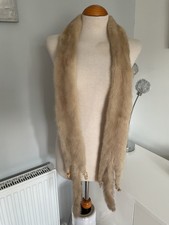 Sciarpa vintage vero visone