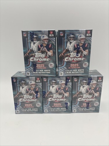 2025 topps chrome nfl - nfl, value