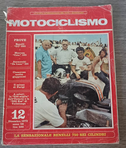 Motociclismo 1972 benelli - motociclismo,