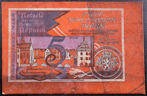 Pössneck 1923 raro - 1923, errore