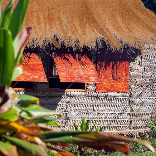 Tetto thatch sintetico - tetto,