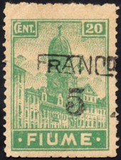 FIUME 1919 -75-  MLH*  5 su 20
