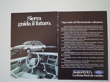 advertising Pubblicità 1983 FORD SIERRA