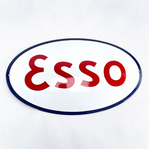 Logo esso insegna smaltata - logo,