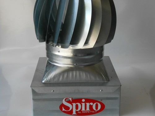 Comignolo spiro eolico zincato - spiro,