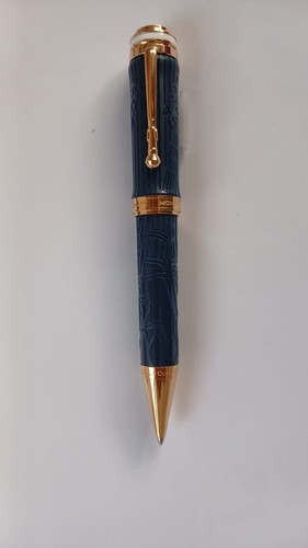 Stylo bille montblanc bleu - ,