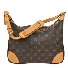 Borsa a tracolla Louis Vuitton Boulogne 30 monogramma pelle marrone M51265 79DA177