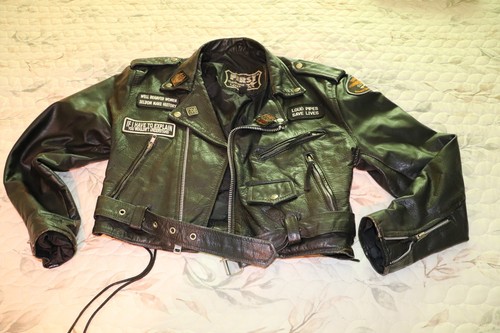 Giacca biker pelle - , donna