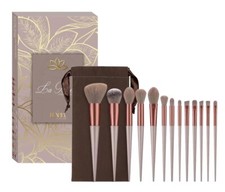 Set makeup brushes with - set,