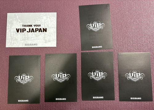 Bigbang japan set carte - bigbang,