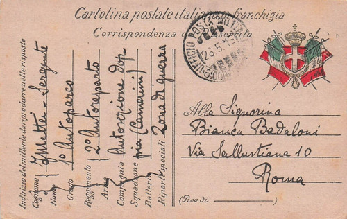 12a ww1 franchigia - ww1, 1916
