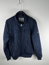 Giacca Cotton & Silk C&S Uomo Blu Marino Taglia M Men Jacket Medium