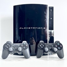Sony Playstation 3 FAT PS3 Con 2 Controller 80GB Modello CECHL04 Con Cavi