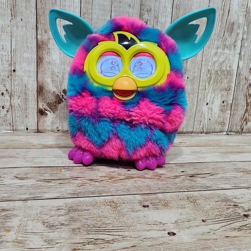 Hasbro furby boom cuori blu - furby, e