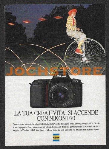Pubblicità nikon f70 - nikon,