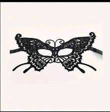 CARNEVALE MASCHERA NERA PIZZO