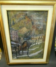 Bergesio Giorgio ( Marene 1919-Savigliano 1975) STRADA DI MONTAGNA