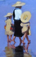 Attraente dipinto ad olio