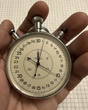 Cronometro sovietico vintage SLAVA con precisione di misura di 1/30 di secondo