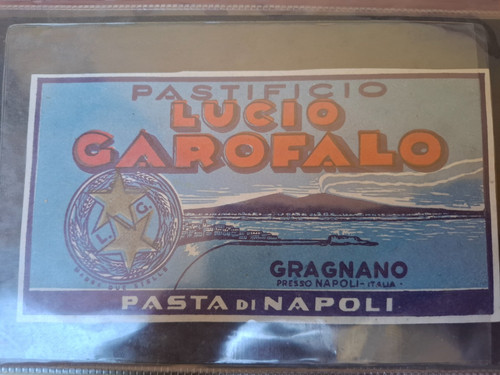 Etichetta pastificio lucio - etichetta,