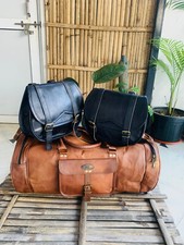 Borsa messenger in vera pelle