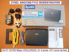 ZYXEL AMG1302-T11C Modem router esterno WI-FI 10/100 Mbps VDSL2/ADSL 2+ 4 porte