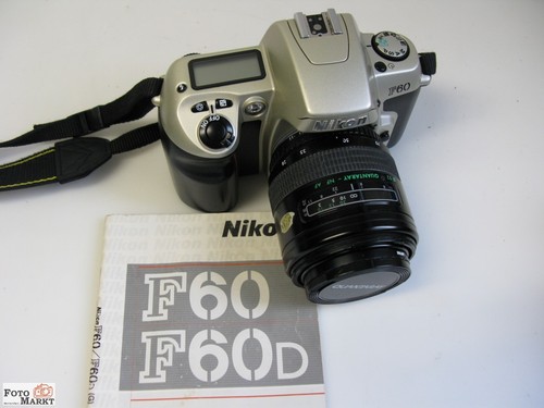Set fotocamera nikon f60 - set:, +
