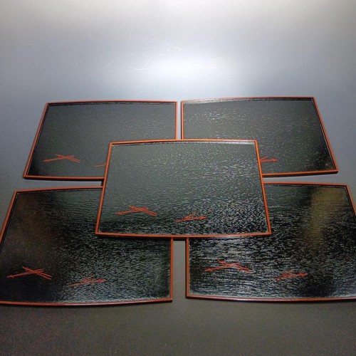 Set vassoi quadrati con - 5,