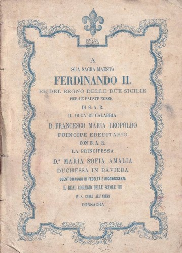 Sua maestà ferdinando ii - maestà,