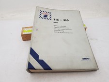 Manuale officina Fiat Iveco 315 316 Bus autocarro camion catalogo ricambi  ed 78