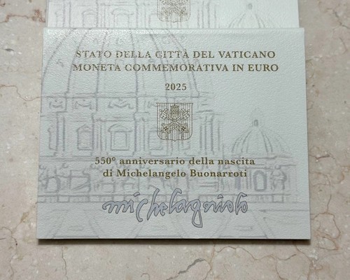 Euro fdc 550 anniv della - fdc,