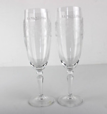 LA MAMOUNIA Luxury Hotel Coppia di Bicchieri Champagne in Cristallo Vintage