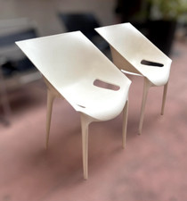 2 Sedie Poltroncine Kartell Modello Dr. Yes Design Philippe Starck Modernariato