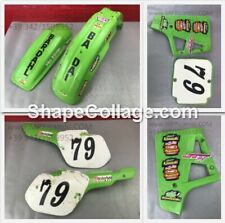 KIT PLASTICHE CARENE KAWASAKI KX 125 2T 1987 FAIRING PLASTIC