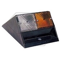 Fanale base inclinata a 45° sinistro per trattore agricolo GOLDONI