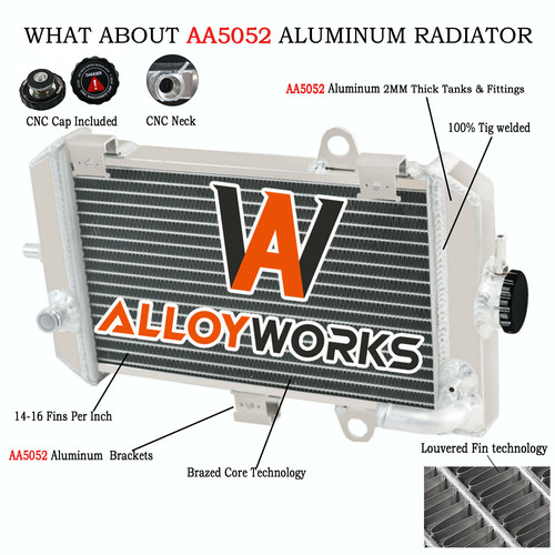 32mm aluminium radiateur - 32mm, pour