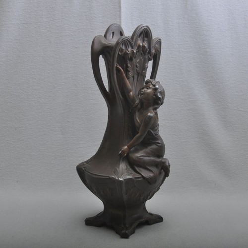 Grande liberty bronzo vaso - grande,