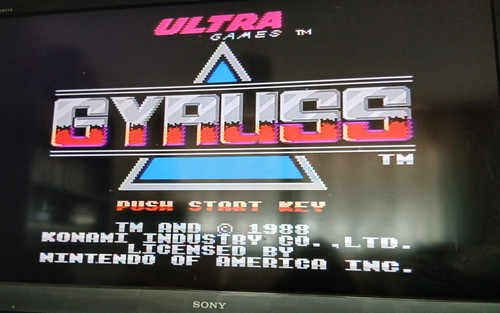 Nintendo nes gyruss - nintendo, ntsc