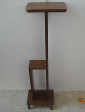 ANGOLIERA MENSOLA LEGNO 2 PORTAVASO ANNI '50