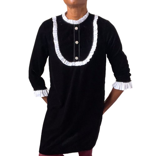 Abito zara velluto nero a - nero,