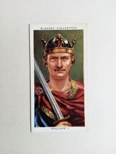 FIGURINA KINGS & QUEENS OF ENGLAND 1935 PLAYERS CIGARETTE WILLIAM I n 1