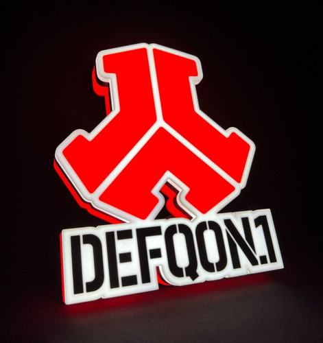Defqon insegna luminosa - insegna,