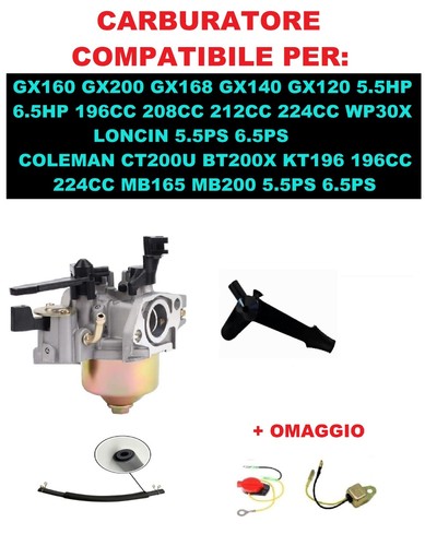 Carburatore honda 120 160 - x,