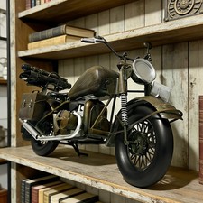 Modellino moto militare in