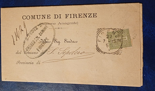 Storia postale 1865 comune - postale,