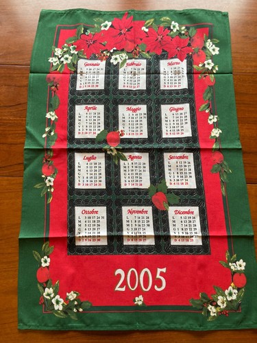 Strofinaccio calendario 2005 - ,