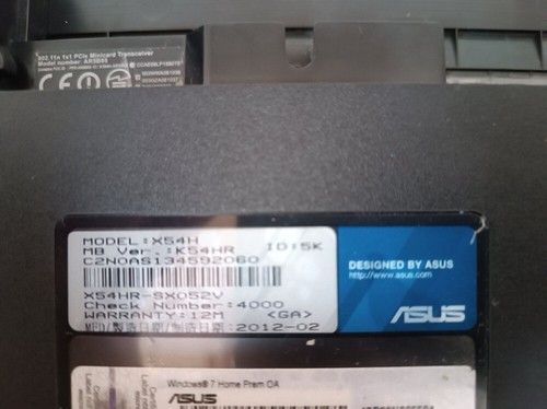 Asus x54h intel - , /