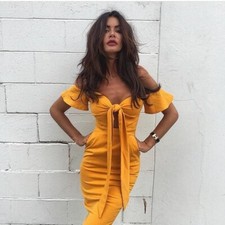 Abito Top Fascia Gonna Fiocco